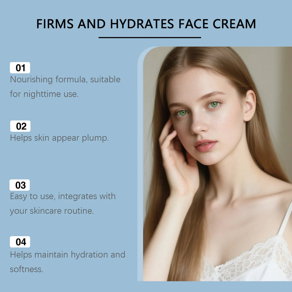 Copper Peptide Face Cream & Serum Set Firming Hydrating Skincare Smoothing Tightening Facial Skin Softens Skin Textur Qme