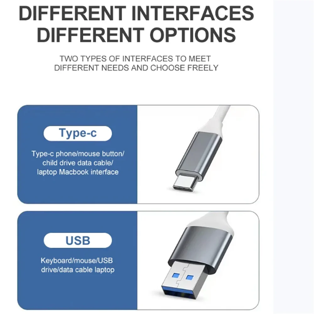 4-in-1 USB C Hub 3.0 Adapter High Speed Transmission USB Docking Station Multi Function Wire Divider For PC Computer Notebook Qme