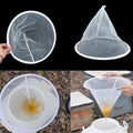 ^35CM Honey Strainer Net Ultra-fine Impurity Filter Cloth Beekeeping Tool Funnel Qme one size