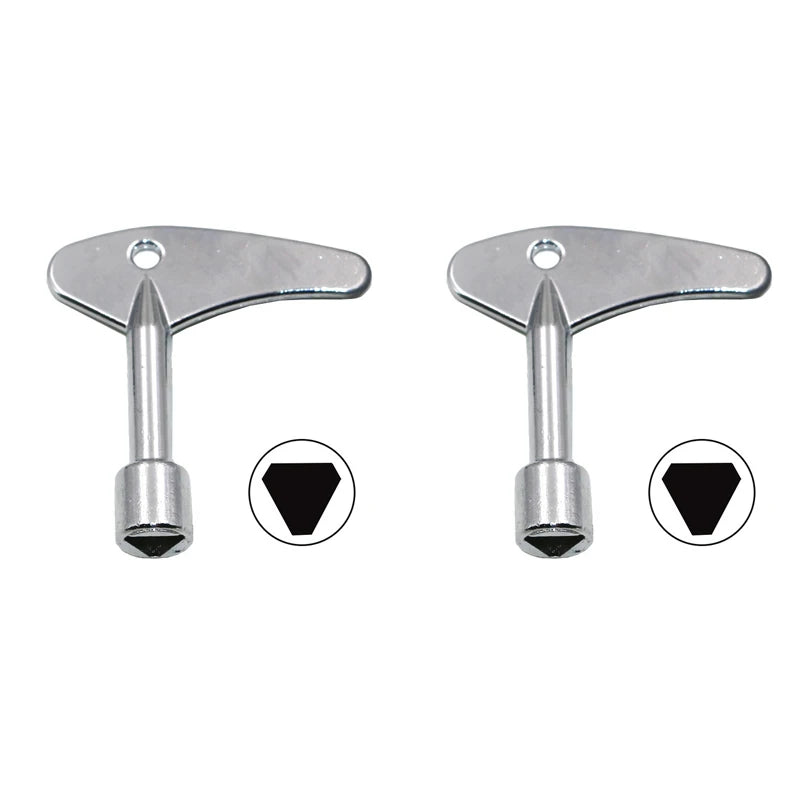 1 Single Inner Triangular Key Elevator Inside Triangle Water Meter Qme 2PC