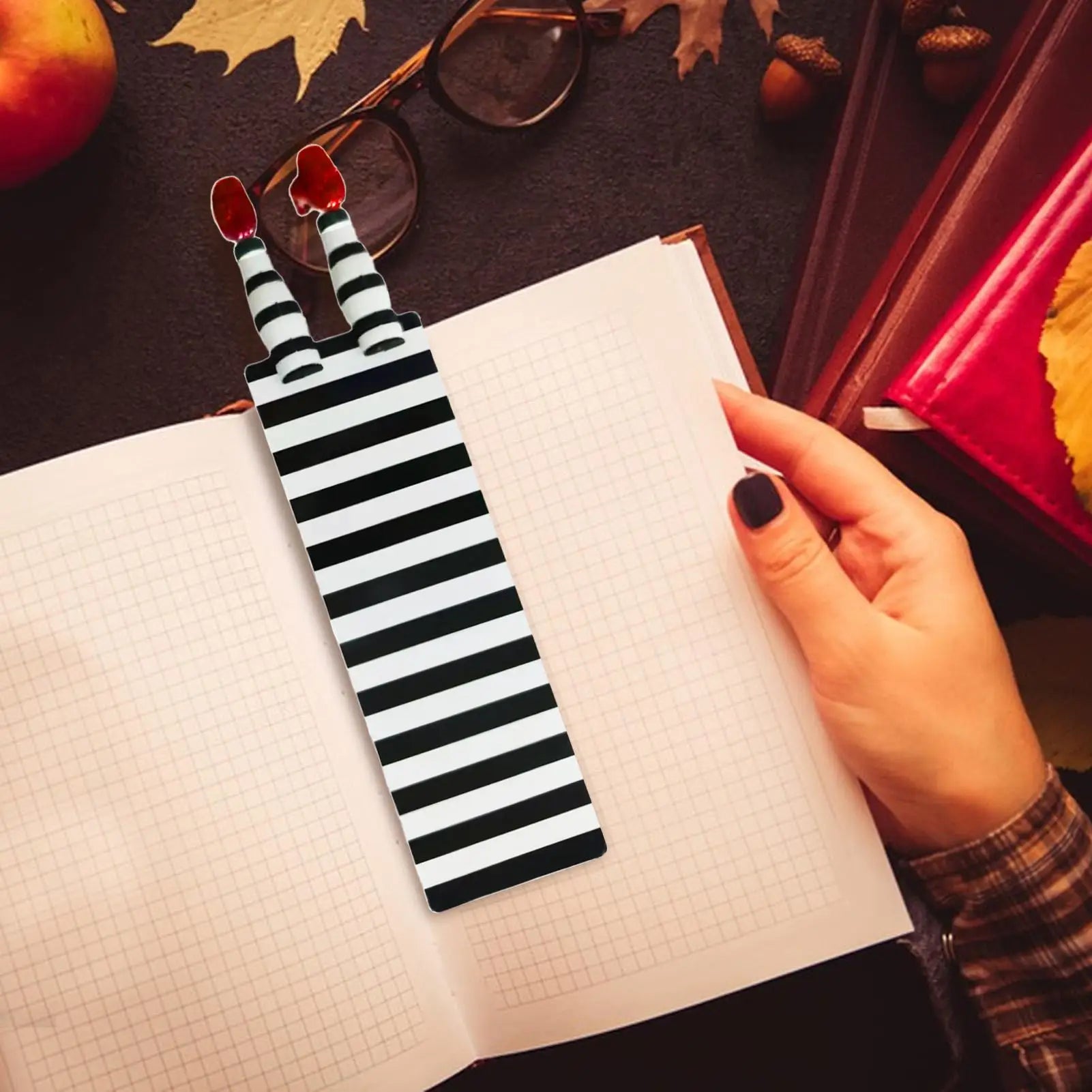 Witch Bookmark Funny Page Marker 3D Witch Bookmark Pagination Mark Decor For Bookworms Qme
