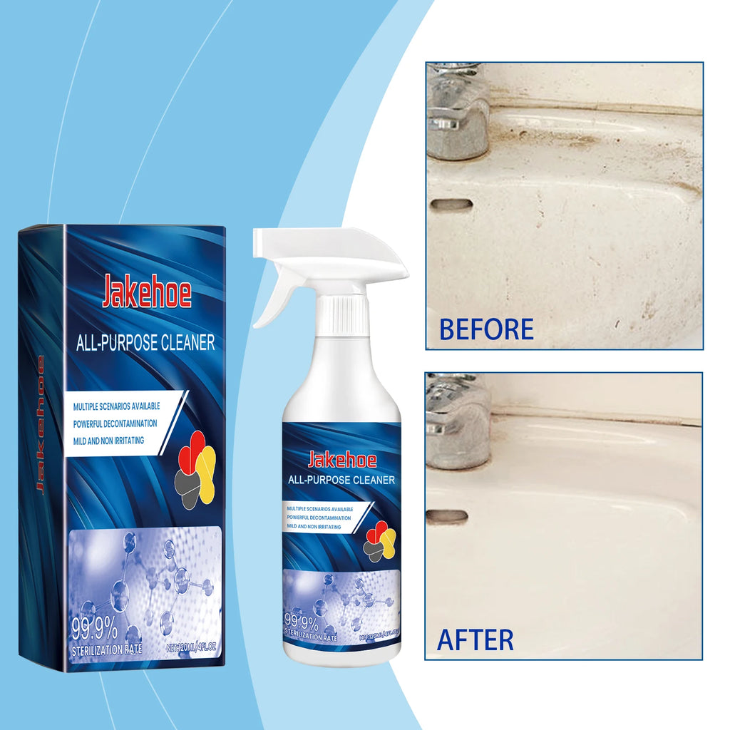 JAKEHOE Multi-Surface Stainless Steel Cleaner - Bathroom & Kitchen Decontamination Cleaning Spray for Household Use Qme