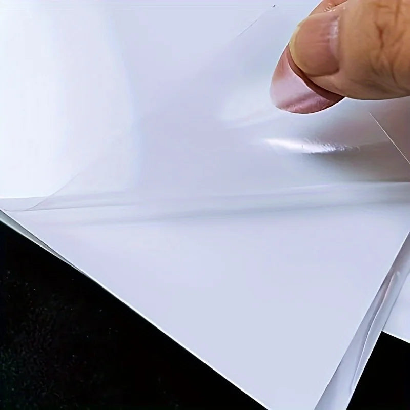 (20/ 50Sheets) 100% Clear Sticker Paper For Inkjet Printer - Glossy 8.3*11.7in - Printable Vinyl Sticker Paper For Cricut Qme