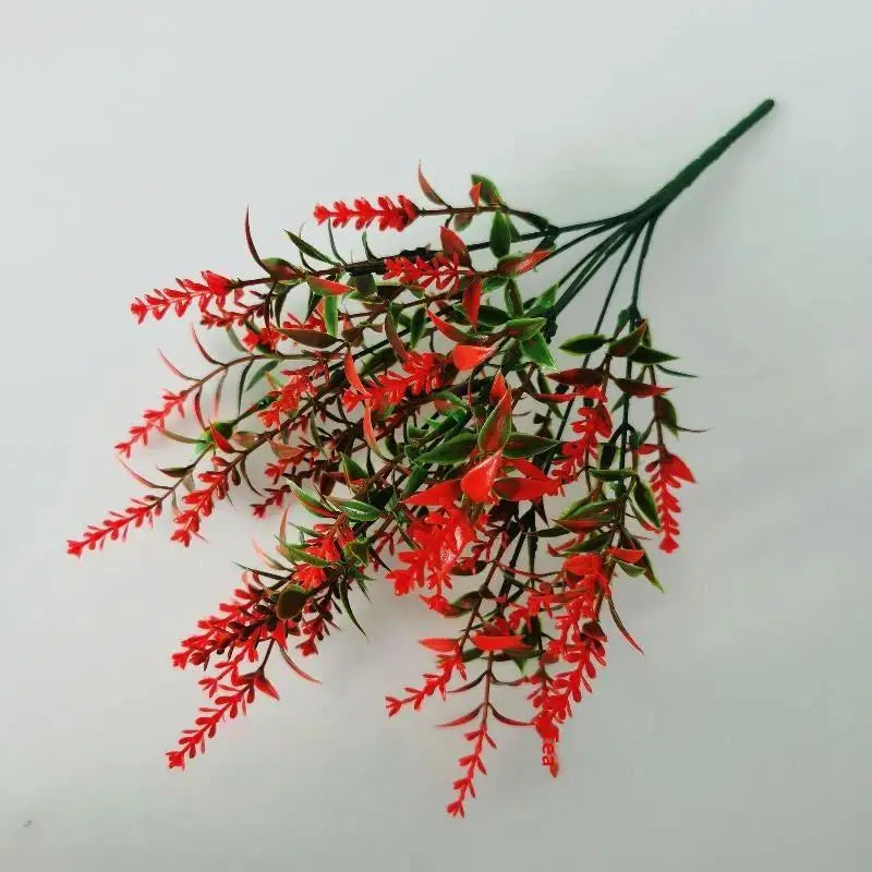 1Pcs Bridal Bouquet Household Products 34cm Artificial Flower Plastic Lavender Fake Plant Wedding Home Garden Decoration Qme A1