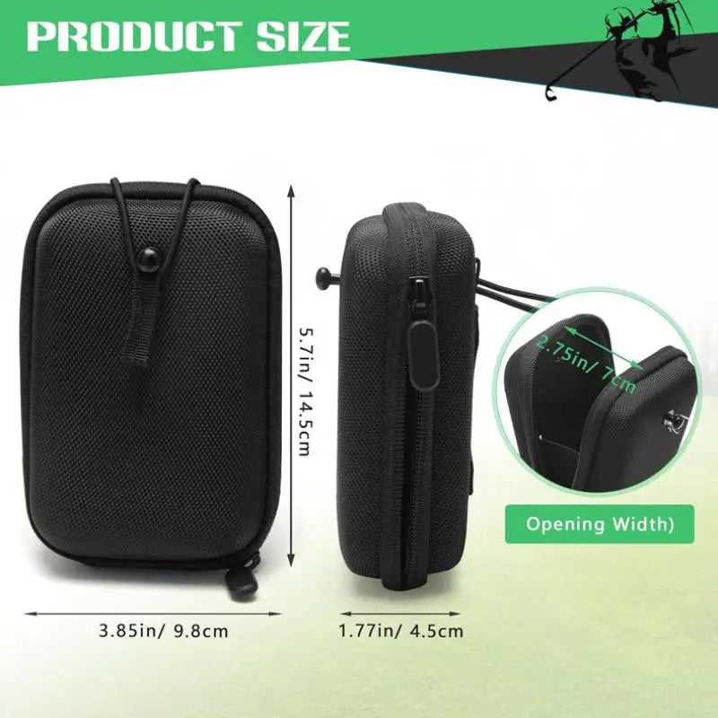 Golf Rangefinder Case EVA Hard Cover Range Finder Bag Outdoor Qme