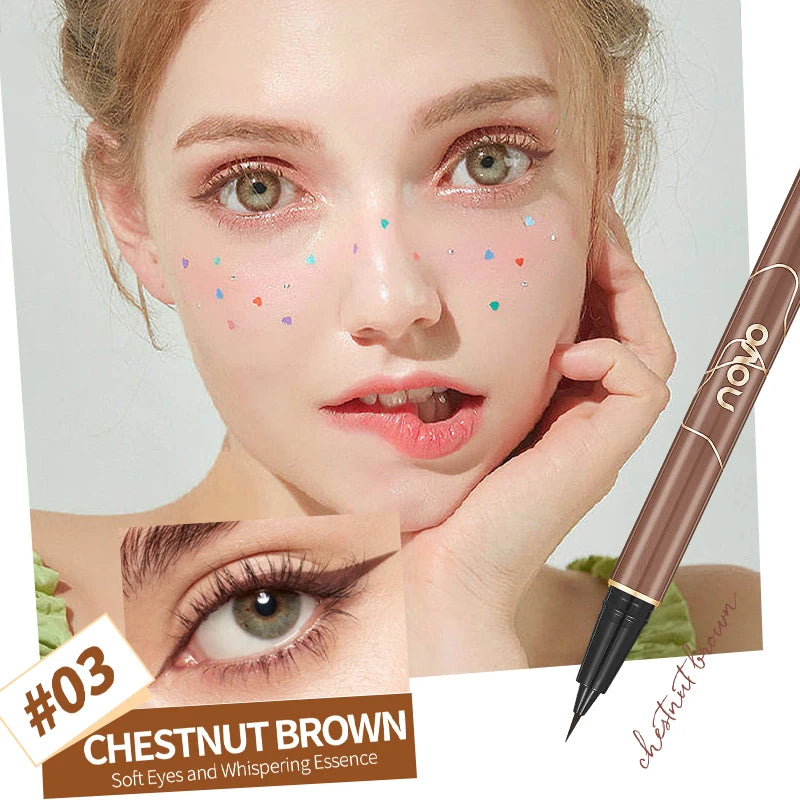 Waterproof Eyeliner Long-lasting Non-smudged Smooth Professional Qme 03