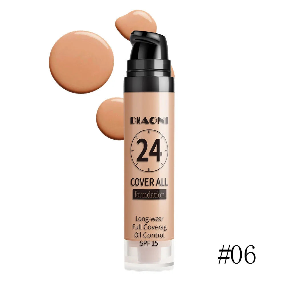 Professional Makeup 9-color Waterproof Moisturizing Liquid Fully Qme 06