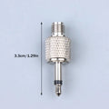 SMA Female Connector Mono Plug Adapter 1 3 Headphone Radio Audio Qme 1PCS