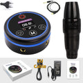 FKMINI Permanent Makeup Pen Kit Set with HALO Colorful Tattoo Power Supply PMU Tattoo Equipment for Beauty Enthusiasts Qme Black Kit 1