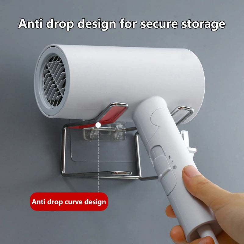 Wall Mounted Self-adhesive No Punching Easy Install Stainless Steel Qme