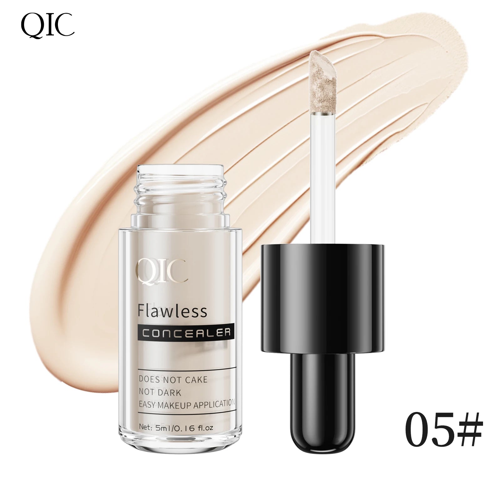 Multi-use Concealer Foundation Cream Hydrating Full Coverage for Blemishes Dark Circles Contour Highlight Face Makeup Qme Q529-5