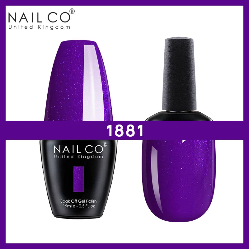 NAILCO Nude Nails Gel Nail Polish UV LED Semi-permant Varnish Hybrid