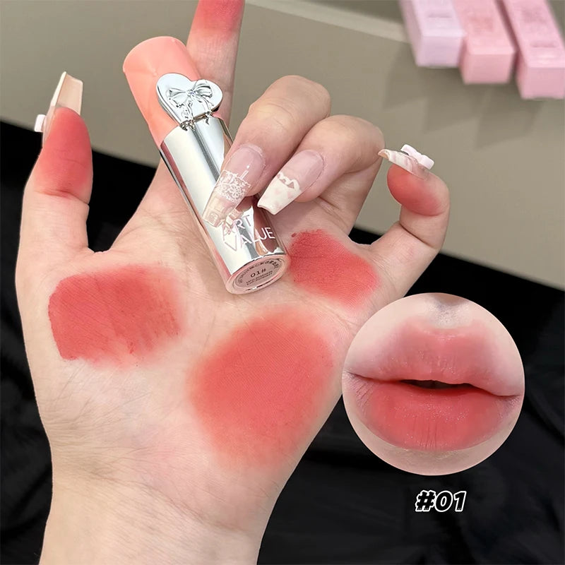 Red Tone Lip Glaze Matte Velvet Lipstick ART VALUE Long-lasting Qme AE838-1