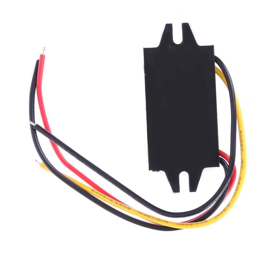 12V To 5V DC To DC Converter 3A 15W Direct Current Converter Car Voltage Reducer Regulator for Vehicle Car Truck Volt Qme