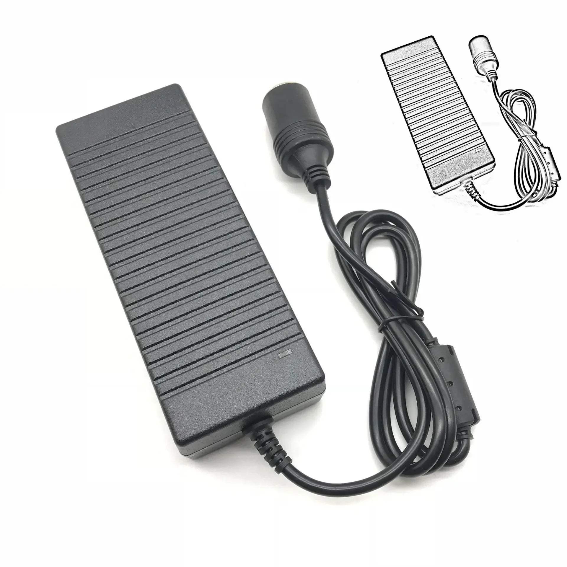12v10a Power Adapter 220V To 12v120w Cigarette Lighter Vehicle Power Converter Air Pump Power Supply Qme EU