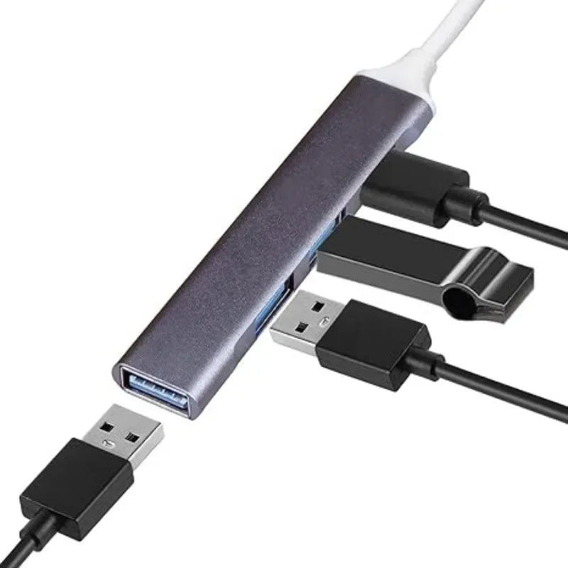 2pcs USB/C HUB 3.0 Type-C 3.1 4 Port Multi Splitter Adapter OTG USB for Macbook Pro 13 15 Air M1 Pro for HUAWEI PC Accessories Qme