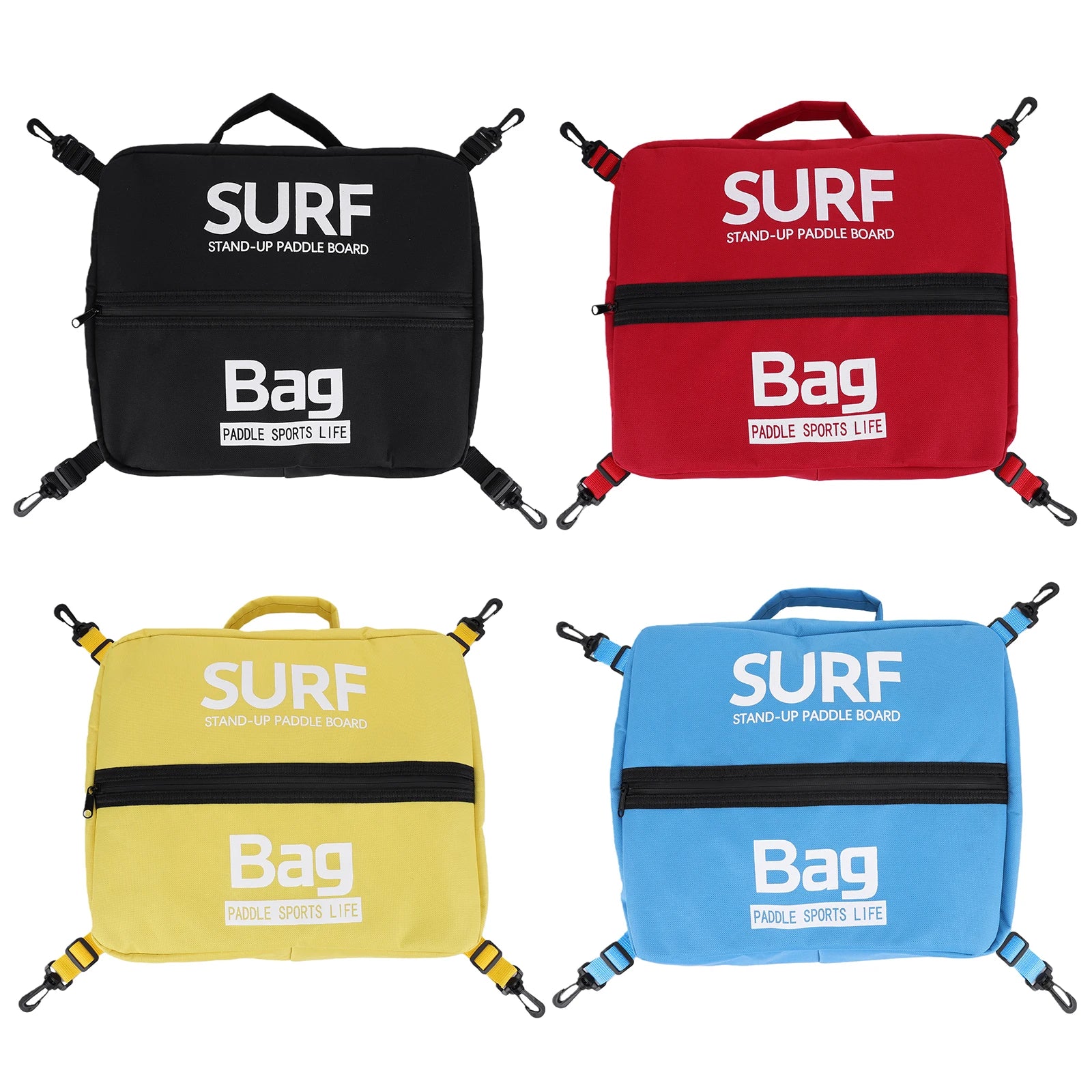 Kayak Paddle Board Deck Bag with Fixing Buckle Stand Up Paddle Board Storage Bags Adjustable Food Storage Pack Surfing Equipment Qme