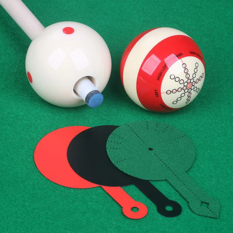 Cue Billiard Supplies Billiards Aiming Practice Stickers Ball Trainer Qme