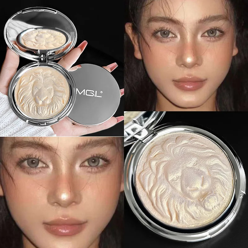 3 Face Highlighter Palette Llluminator Natural Glow Waterproof Qme