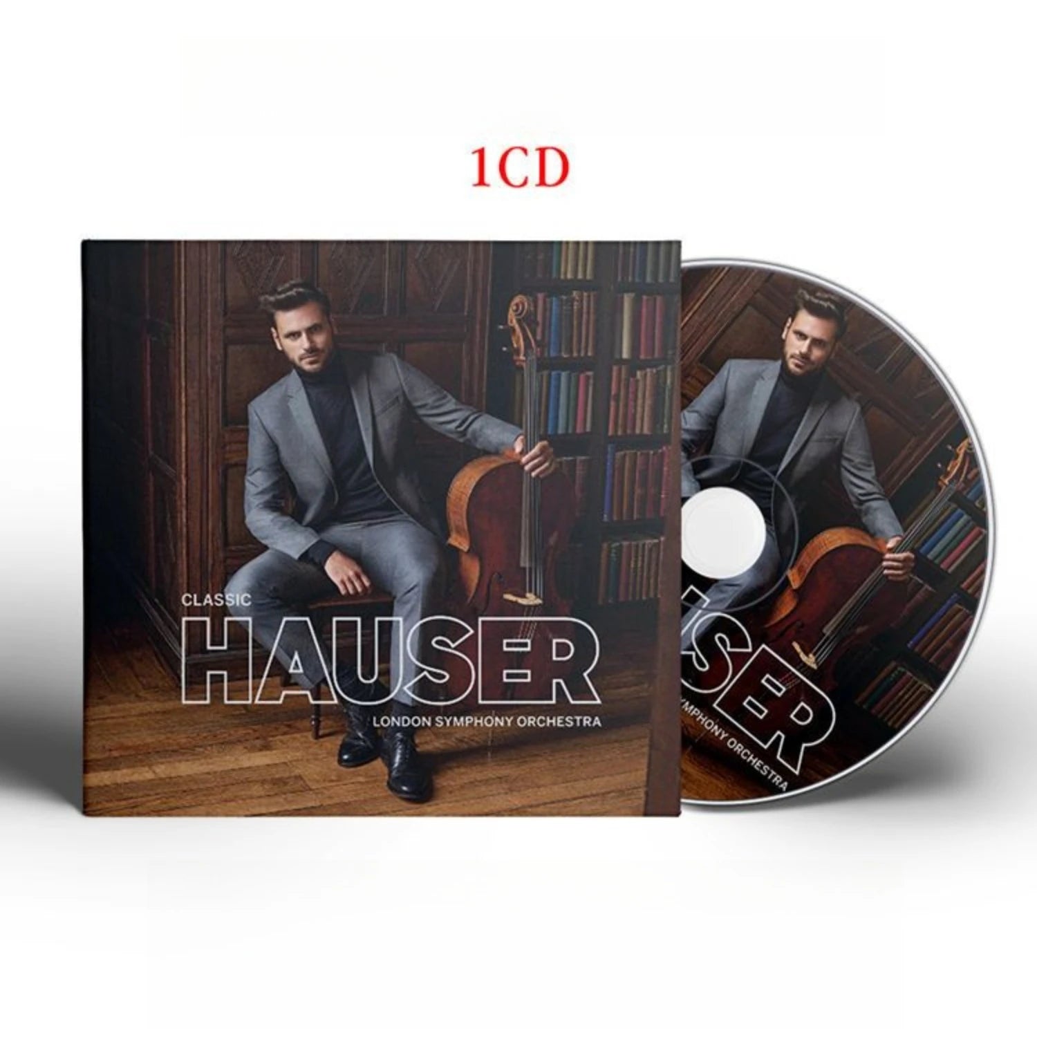 Cello Classical CD Disc Only, Rich Warm Low String Tracks for Audiophile Bass Resonance Test & Classical Collection Qme Cello Classical