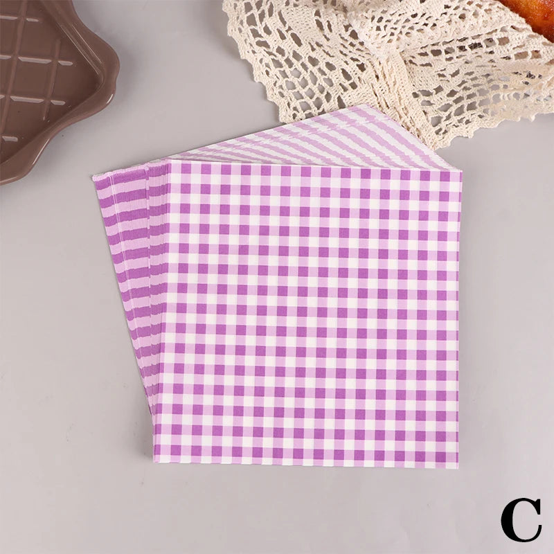 100pcs Food Waxed Paper Oil-Proof Wax Paper Bread Sandwich Burger Fries Macarons Packaging Kitchen Baking Tool Decor Paper Qme C