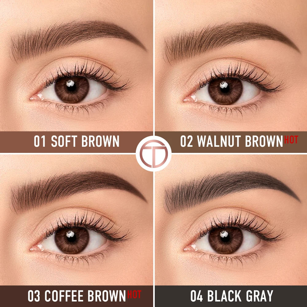 O TWO Machete Eyebrow Pencil Waterproof Natural Long Lasting Smooth Qme