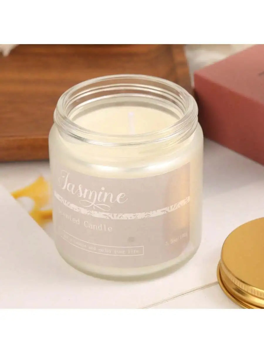 Scented Candles Canned Long-lasting Fragrance Essential Oil Suitable Qme Jasmine