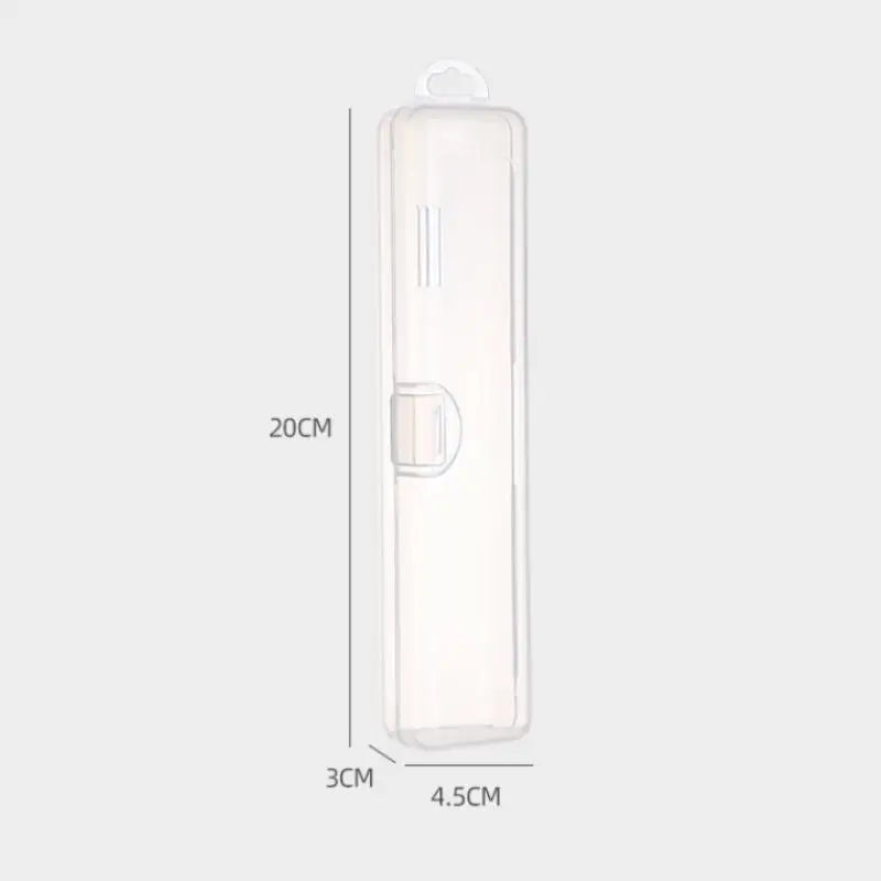 Storage Container Toothbrush Box Transparent Organizer Case Travel Qme Default Title