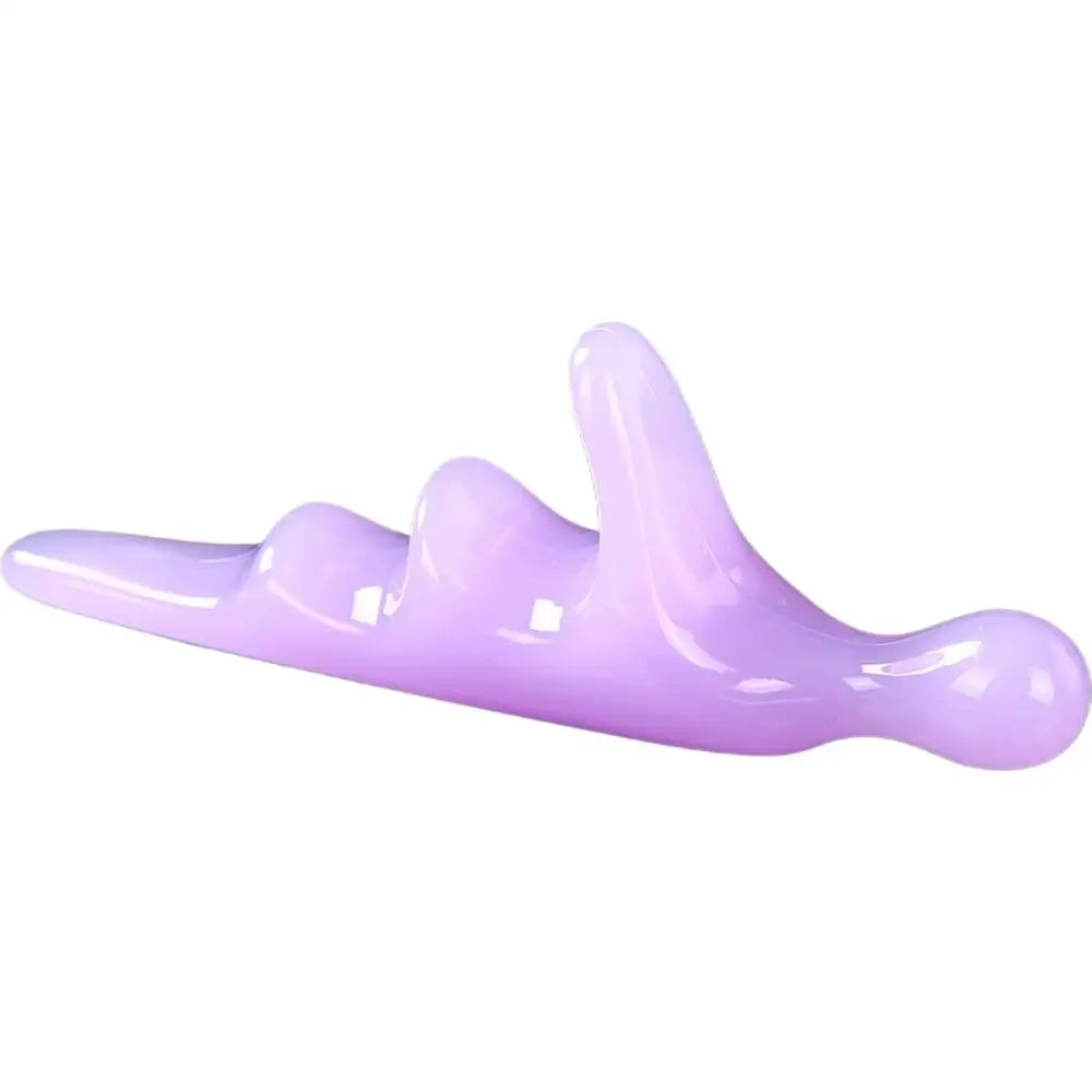 Manual Trigger Point Massage Tool Thumb Saver Deep Tissue Whole Body Qme purple