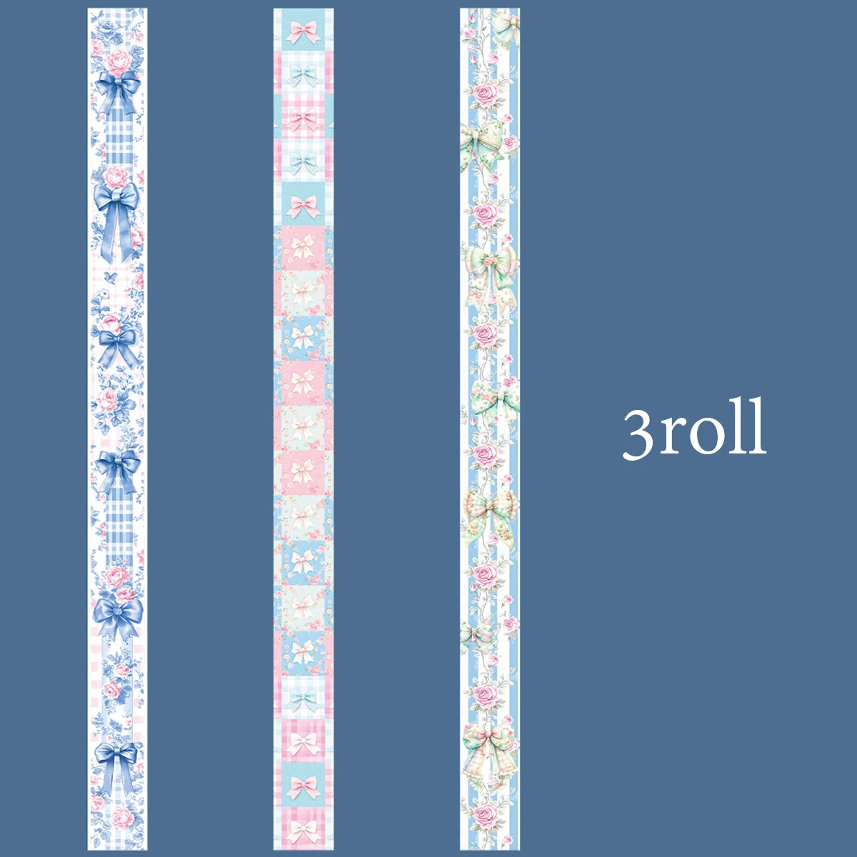 3 Rolls Plaid Texture Washi Tape Set for Scrapbooking DIY Journal Collage Art Phone Case Notebook Decoration Gift Craft Supplies Qme A