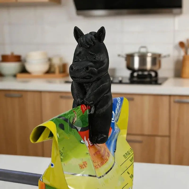 3D Printed 1/5pcs Set Farm Animal Bag Clip Funny Pet Lightweight And Durable Plastic Food Bag Sealing Clips Qme E