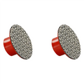 A02F-2X M14 Thread 2Inch 50Mm Diamond Hand Polishing Pads Electroplated Sanding Pads Grinding Disc, 400 Qme Photo Color 400