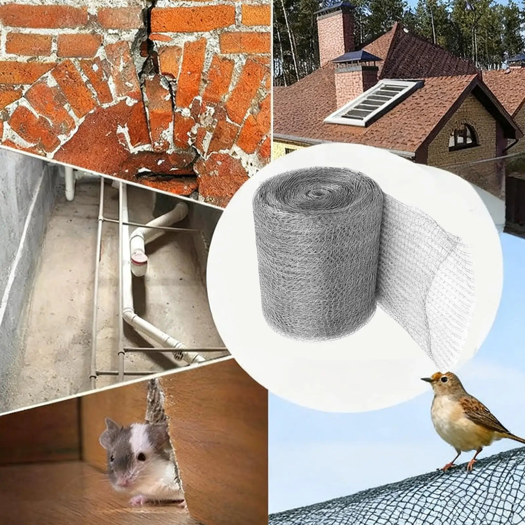 Vent Mesh Screen Stainless Root Protection Barrier Mice Control Air Vent Mesh Covers For Crevice House Farm Wall Holes Air Qme