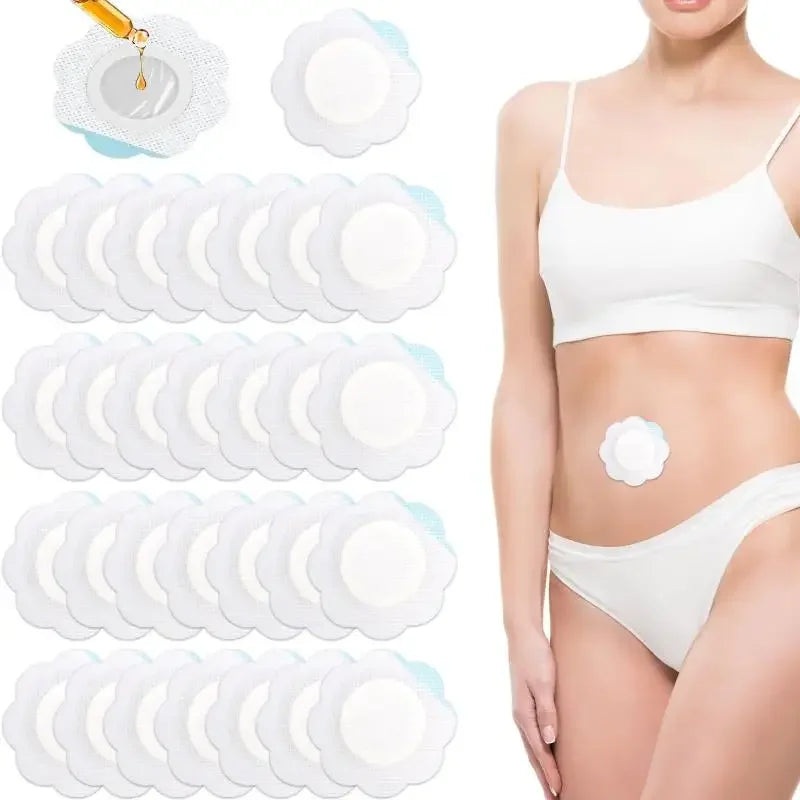 Replacement Disposable Castor Oil Self-adhesive Adhesive Navel Qme