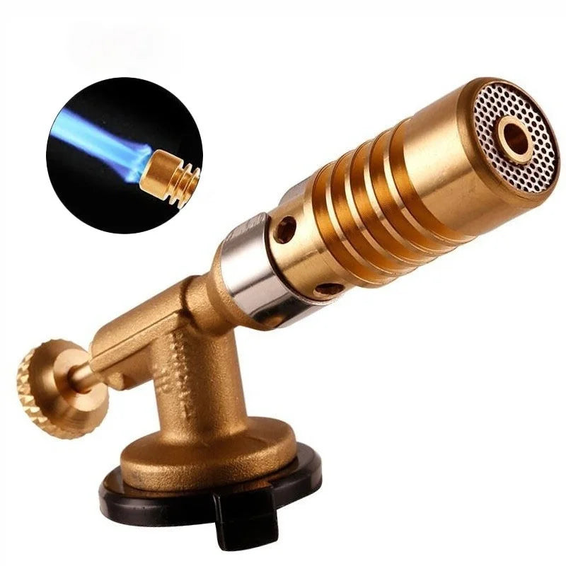 Butane Gas Burner Flame Torch Autoignition Lighter Cooking Soldering Qme