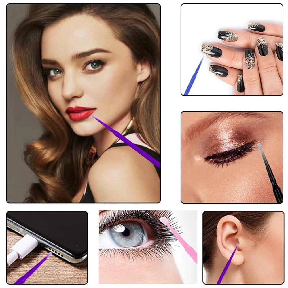 300/2000pcs Disposable MicroBrush Eyelash Extension Brushes For Makeup Nail Art Individua Applicator Lash Cleaning Removing Tool Qme