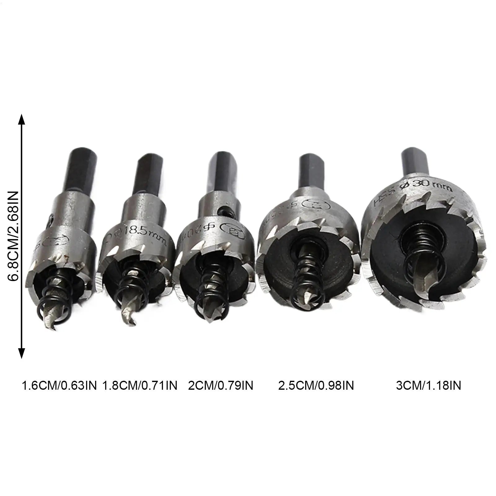 Hole Drill Bit 5 High-speed Wear-resistant Drilling Cutter Saw Door Qme