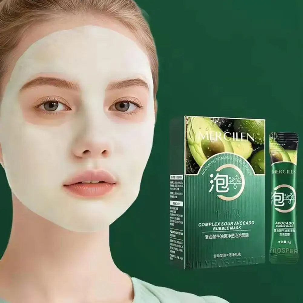 10pcs Mercilen Sea Grape Peeling Facial Masks Anti Wrinkle Moisturizing Hydrating Anti-Aging Peel-Off Face Mask Tearing Masks Qme