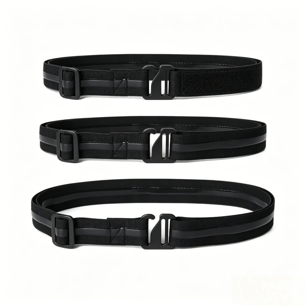Men's Elastic Shirt Fixed, Stretchable and Adjustable Waistband, Flexible and Comfortable, Silicone Contacts Qme 3pcs