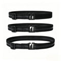 Men's Elastic Shirt Fixed, Stretchable and Adjustable Waistband, Flexible and Comfortable, Silicone Contacts Qme 3pcs