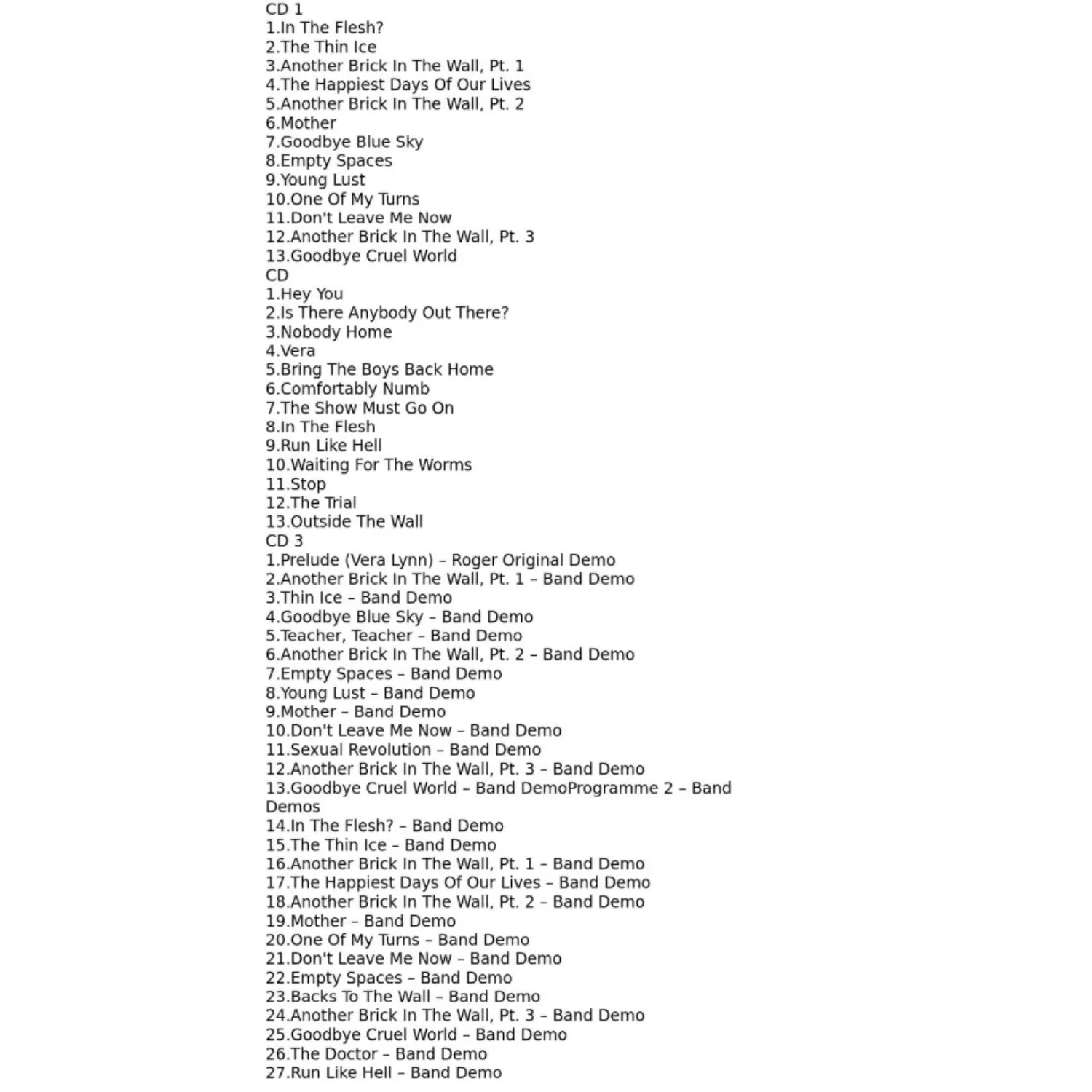 Classic Rock Concept CD Album, Brick Wall Visual Art Cover, Remastered High-Fidelity Edition for Rock Fans & Home Decor Qme