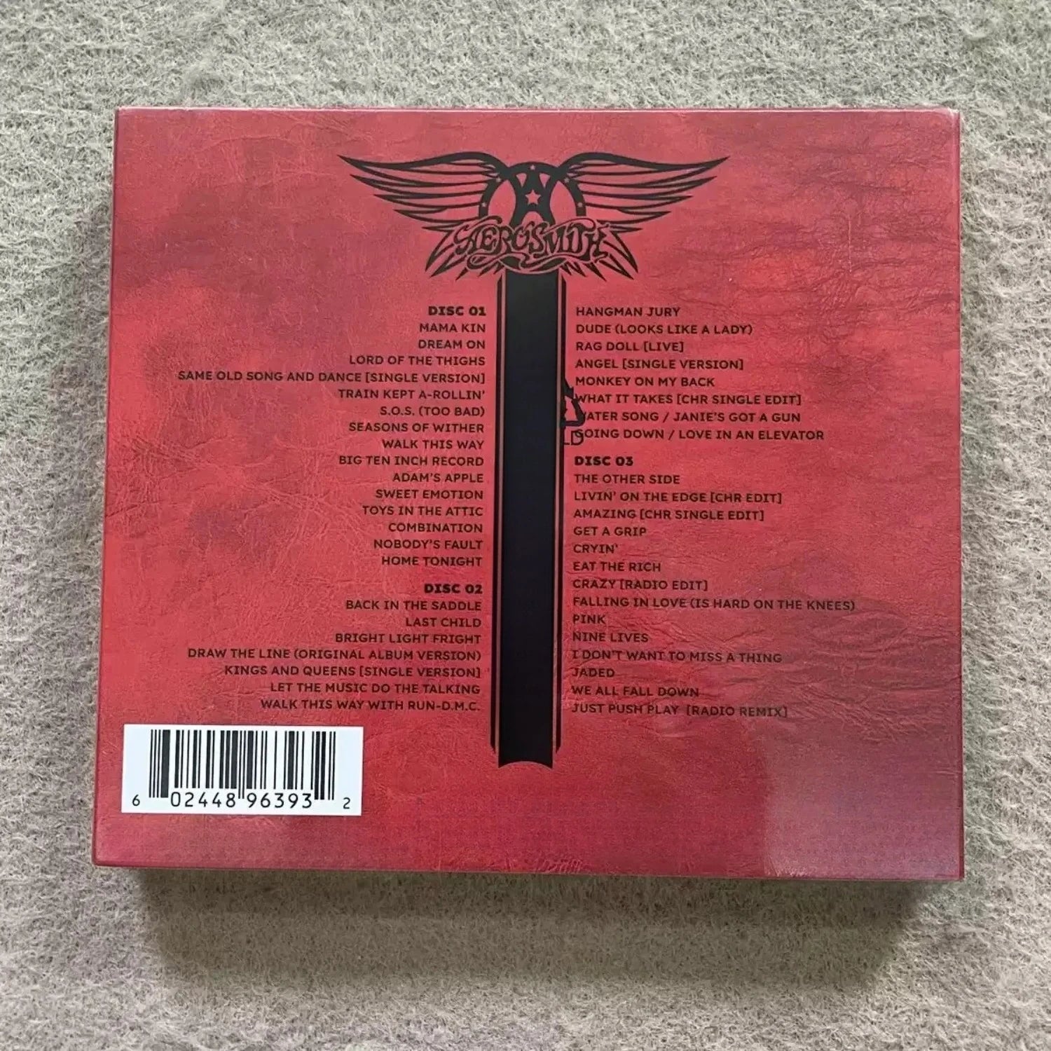 Hard Rock Golden Era Greatest Hits CD Album | Red Wing Logo Collector’s Edition Cover, Spanning Decades of High-Energy Tracks Qme