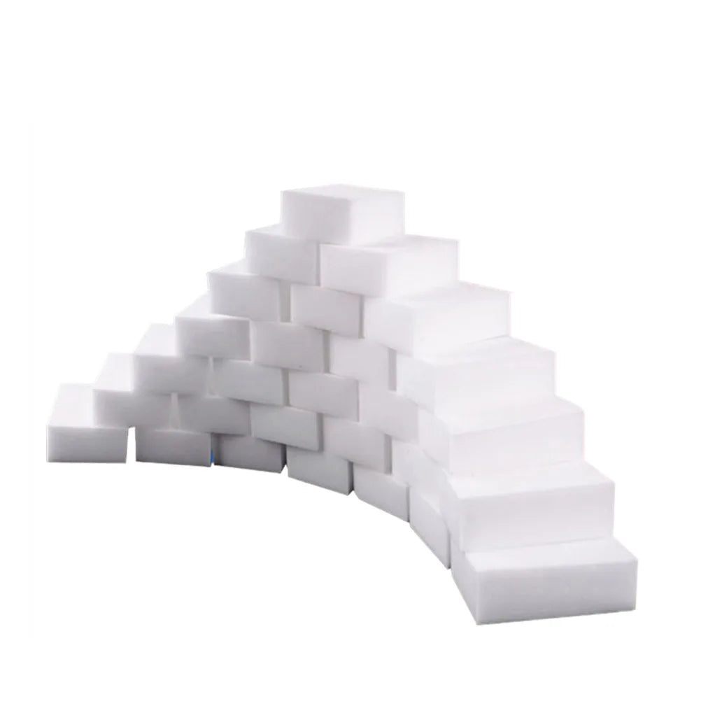 Magic Cleaning Sponge Eraser Melamine Foam Sponge Multi Purpose Stain Remover Scrubber for Kitchen Bathroom Home Cleaning Qme