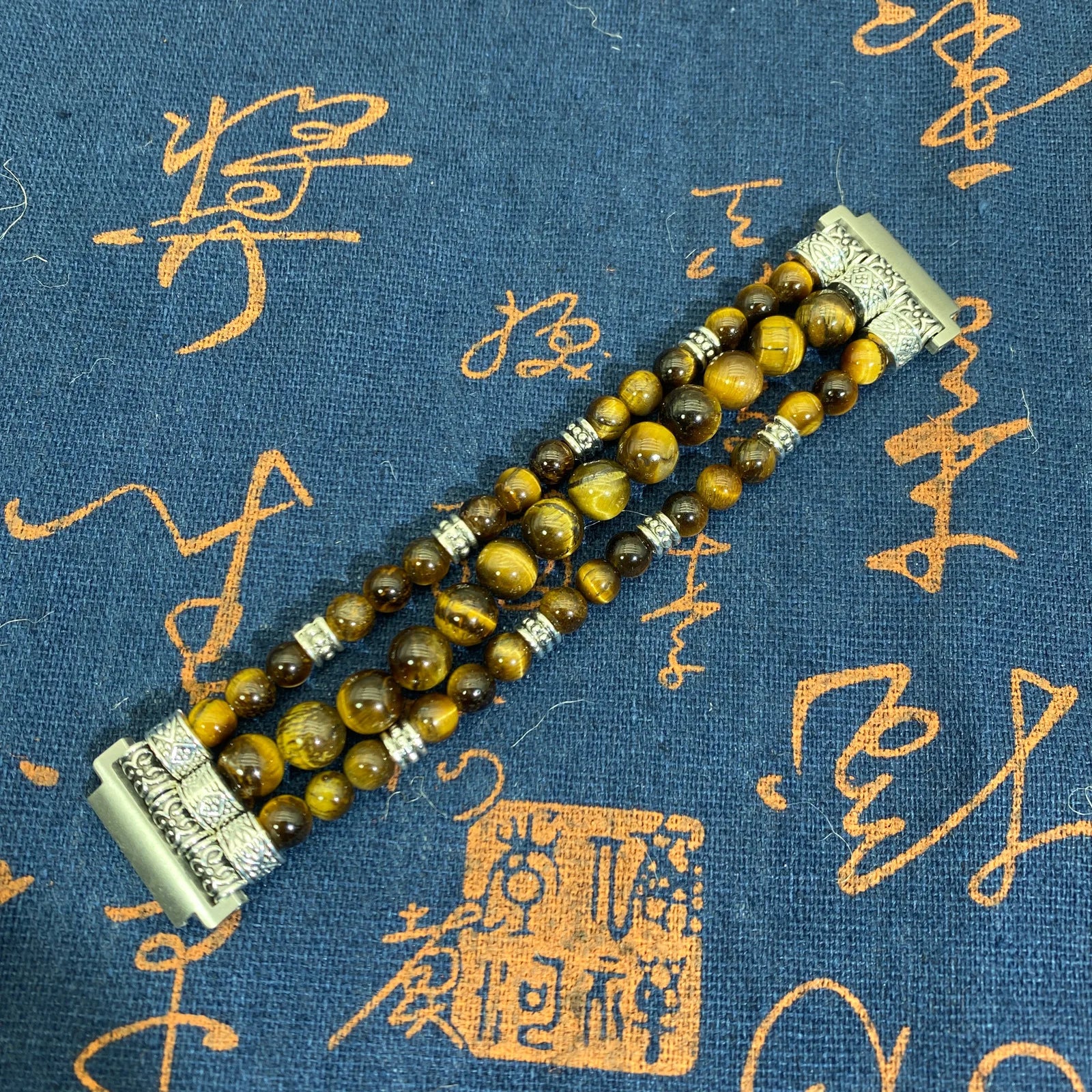 18mm Interface Premium Sandalwood Cinnabar Strap - Buddhist Beaded for Huawei Watch Qme