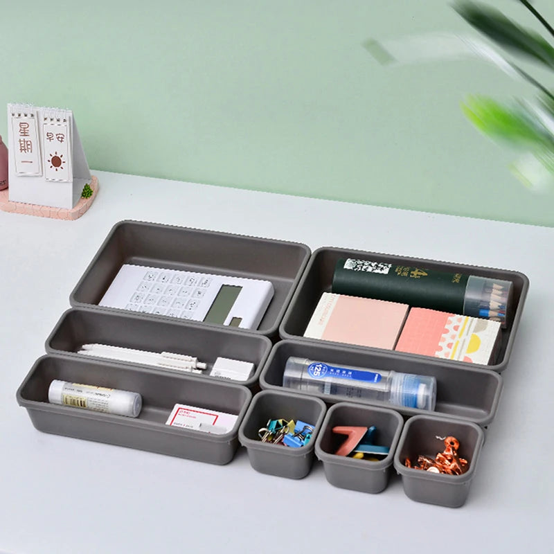 Kitchen Bathroom Makeup Organizer Boxes Drawer Organizers Separator Qme