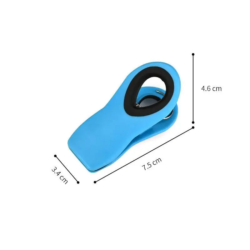 Moisture-proof Refrigerator Magnetic Clip Food Grade Strong Magnet Qme Blue