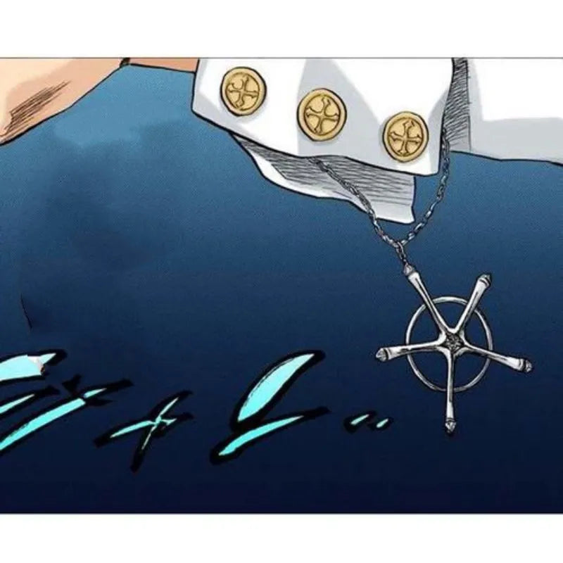 Alloy Necklace Cosplay Anime Bleach Quincy Ishida Uryuu Neutral Choker Chain Bracelet Pendant Jewelry Accessory Holiday Gift Qme