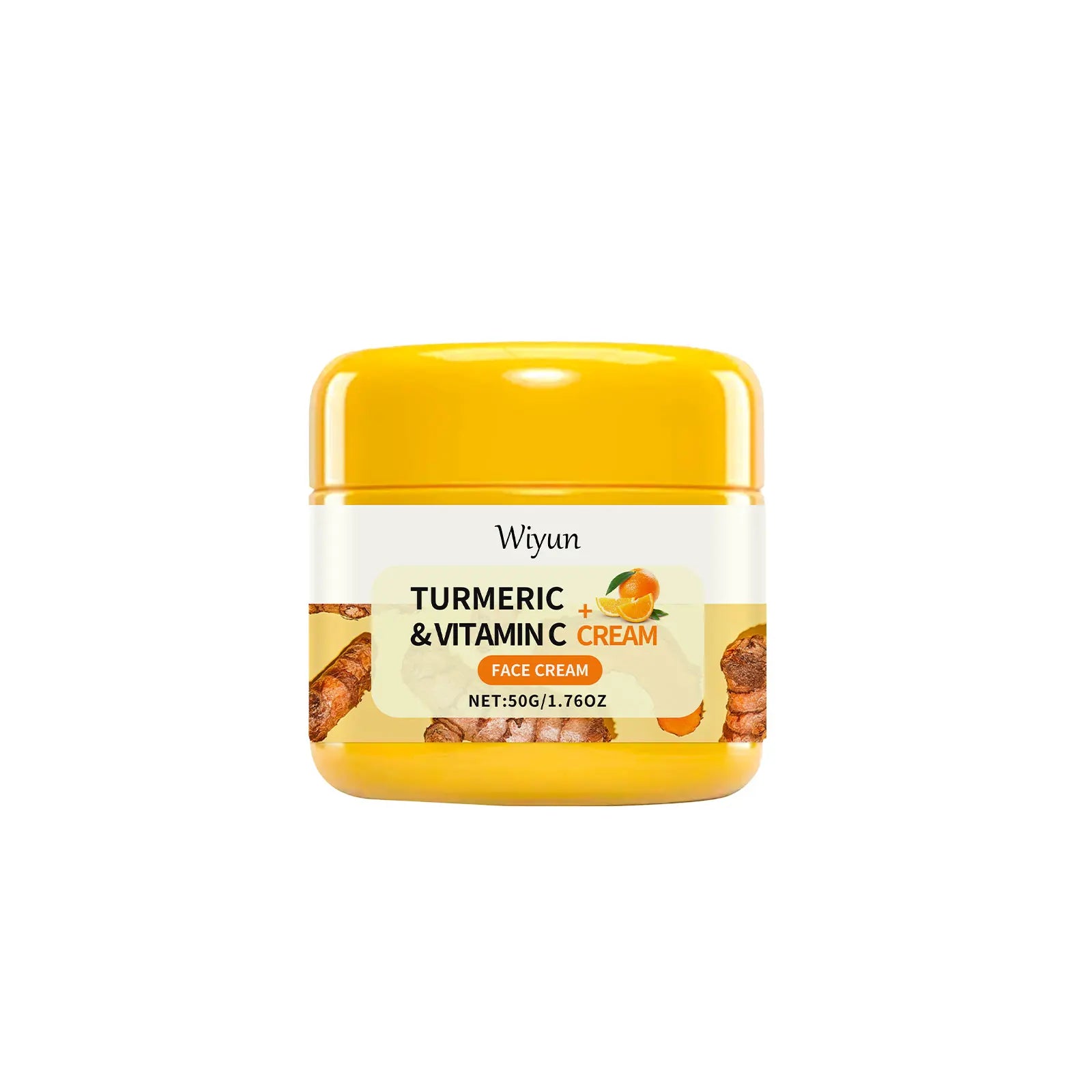 Vitamin C Brightening Face Cream Moisturize Lighten Dull Skin Regulate Melanin Fade Spot Smooth Fine Line Facial Skin Care Cream Qme 50g Boxed
