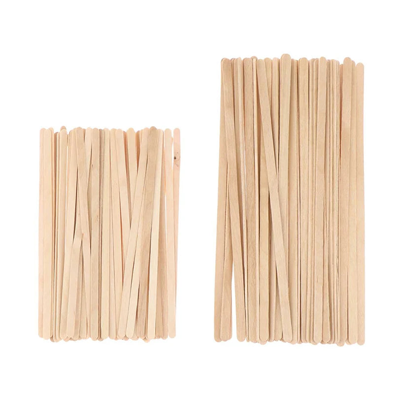 Disposable Wooden Coffee Stirrers Natural Wood Beverage Stir Sticks Qme