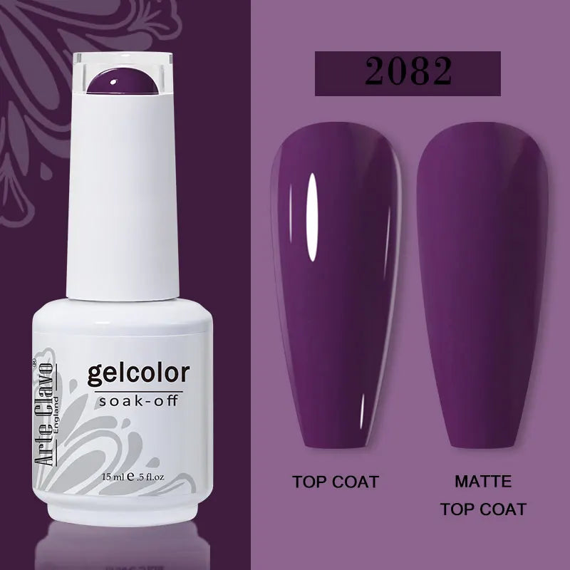 Arte Clavo Red Series Nail Polish Party Colors Gel Varnishes All Qme